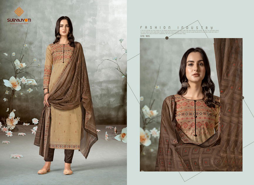 Suryajyoti Nargis Vol 18 Casual Wear Wholesale Printed Cotton Dress Material
